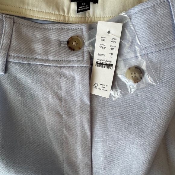 NWT * J. Crew Peri Breeze Remi short in stretch linen blend SZ 10 - Picture 6 of 6